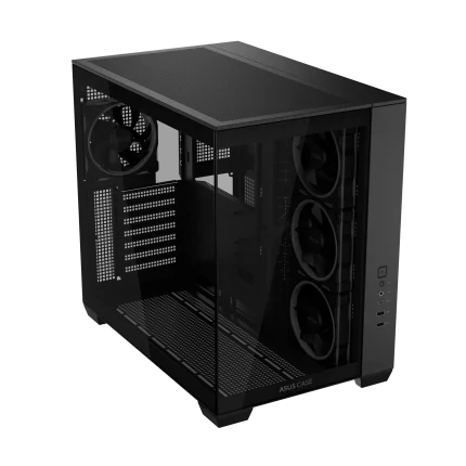 ASUS A32 Plus TG ARGB | Mid-Tower ATX | Tempered Glass | ARGB Fans | 2x HDD + 3x SSD Bays – New