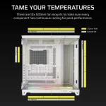 Corsair AIR 5400 LX-R RGB | iCUE LINK Triple Chamber | Mid-Tower PC Case | 3x Fans Included - New - Image 2