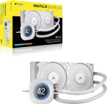 Corsair Nautilus 240 RS LCD | 240mm AIO Liquid Cooler | 2.1″ IPS LCD Screen | Dual RS120 Fans – New