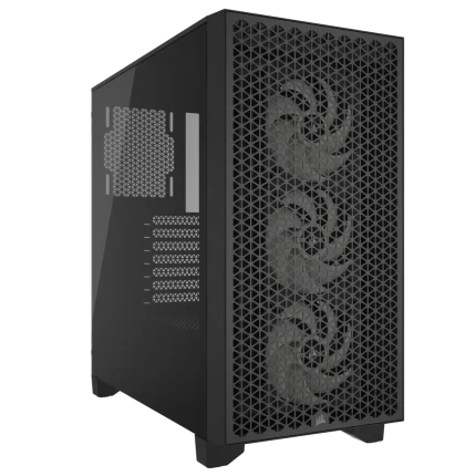 Corsair 3000D RGB Airflow | Mid-Tower ATX | 3x 120mm Fans Included | Up to 360mm Radiator Support – New