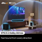 Hisense AX5100Q | 5.1 Channel | Dolby Atmos & DTS:X | 580W RMS | Active Subwoofer - New - Image 2