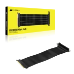Corsair Premium PCIe 4.0 x16 Extension Cable | 300mm Length | PCIe 4.0 x16 | Full Bandwidth Support | Flexible Design - New - Image 4