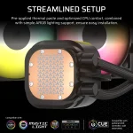 Corsair NAUTILUS 360 ARGB | 360mm Radiator | Liquid CPU Cooler | Intel LGA 1851/1700 | AMD AM5/AM4 - New - Image 2