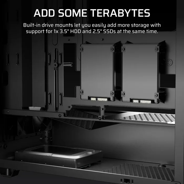 Corsair 3200D RS | Mid-Tower PC Case | 3x RS120 Fans Included | ATX Support - New - Image 3