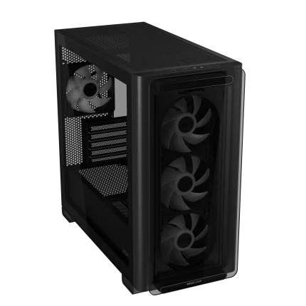 ASUS A23 Plus TG ARGB | Mid-Tower mATX/Mini-ITX | Tempered Glass | ARGB Lighting | 4x 120mm Fans – New