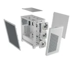 3000D RGB AIRFLOW White Mid-Tower PC Case; 2x 3.5'' |  2x 2.5'' Drive Bays; Up to 360mm Radiator compatible; 3x 120mm fan incl - Image 3