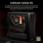 Corsair 3200D RS | Mid-Tower ATX Case | 3x RS120 Fans Included | Steel & Plastic Build - New - Image 3