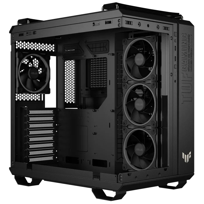 ASUS TUF Gaming GT502 Horizon | Midi Tower ATX Case | Tempered Glass ARGB | 4x Fan Included | 360mm Radiator Support - New - Image 4