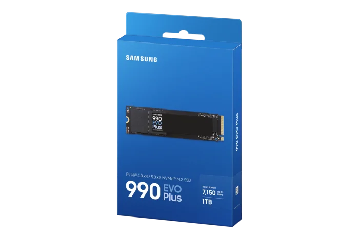 Samsung 990 EVO Plus | 1TB NVMe SSD | M.2 Form Factor | 7150 MB/s Read | 6300 MB/s Write - New - Image 3