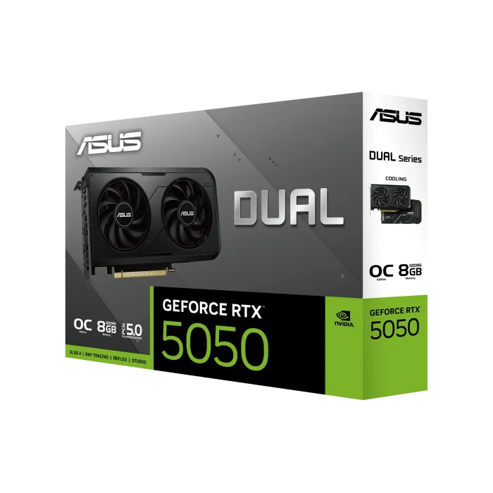 ASUS Dual RTX 5050 OC | NVIDIA GeForce RTX 5050 | 8GB GDDR6 | PCIe 5.0 | 7680x4320 - New - Image 4