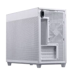 ASUS PRIME AP201 | Mini Tower | Micro-ATX / Mini-ITX | Tempered Glass | White - New - Image 2