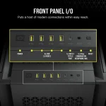 Corsair 7000D Airflow | Full Tower ATX | Tempered Glass | 3x 140mm Fans Included | 480mm Radiator Support - New - Image 3