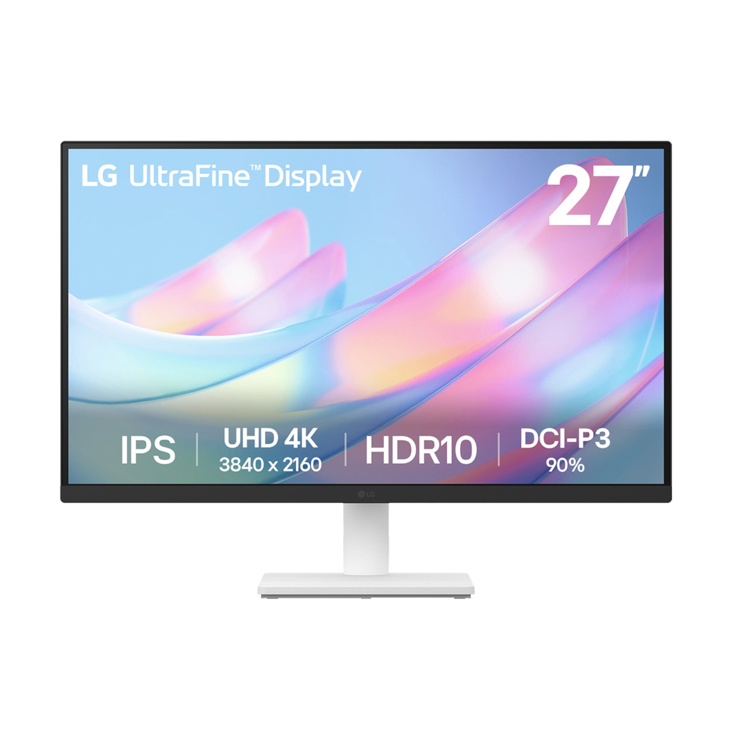 27US500-W.AFB_LG-UltraFine-27-inch-4K-60Hz-UHD-IPS-Monitor-White_wr_01a LG UltraFine 27″ 4K UHD IPS Monitor – White