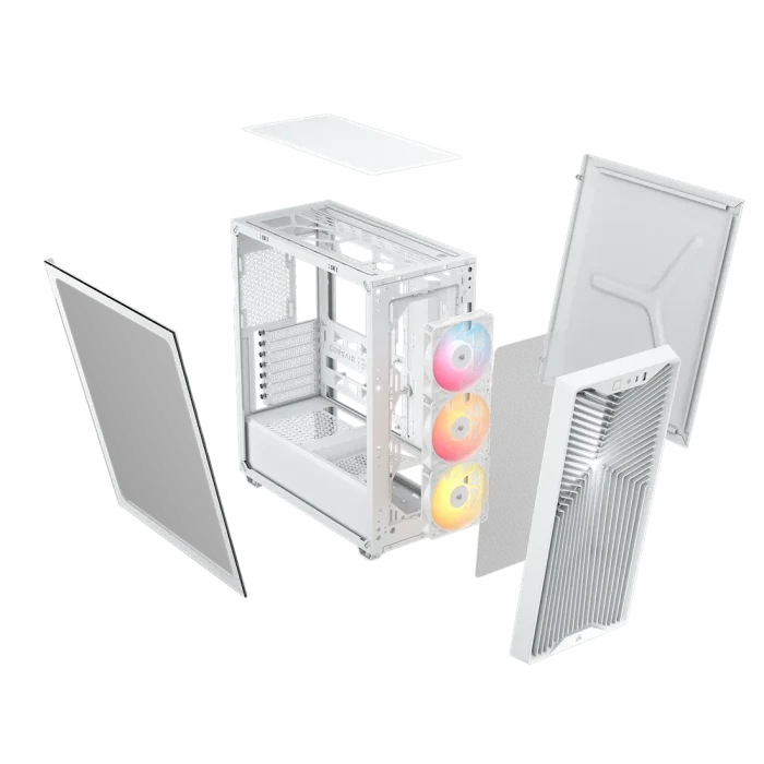 Corsair 3200D RS ARGB | Mid-Tower PC Case | 3x 120mm ARGB Fans | Tempered Glass | ATX Support - New - Image 2