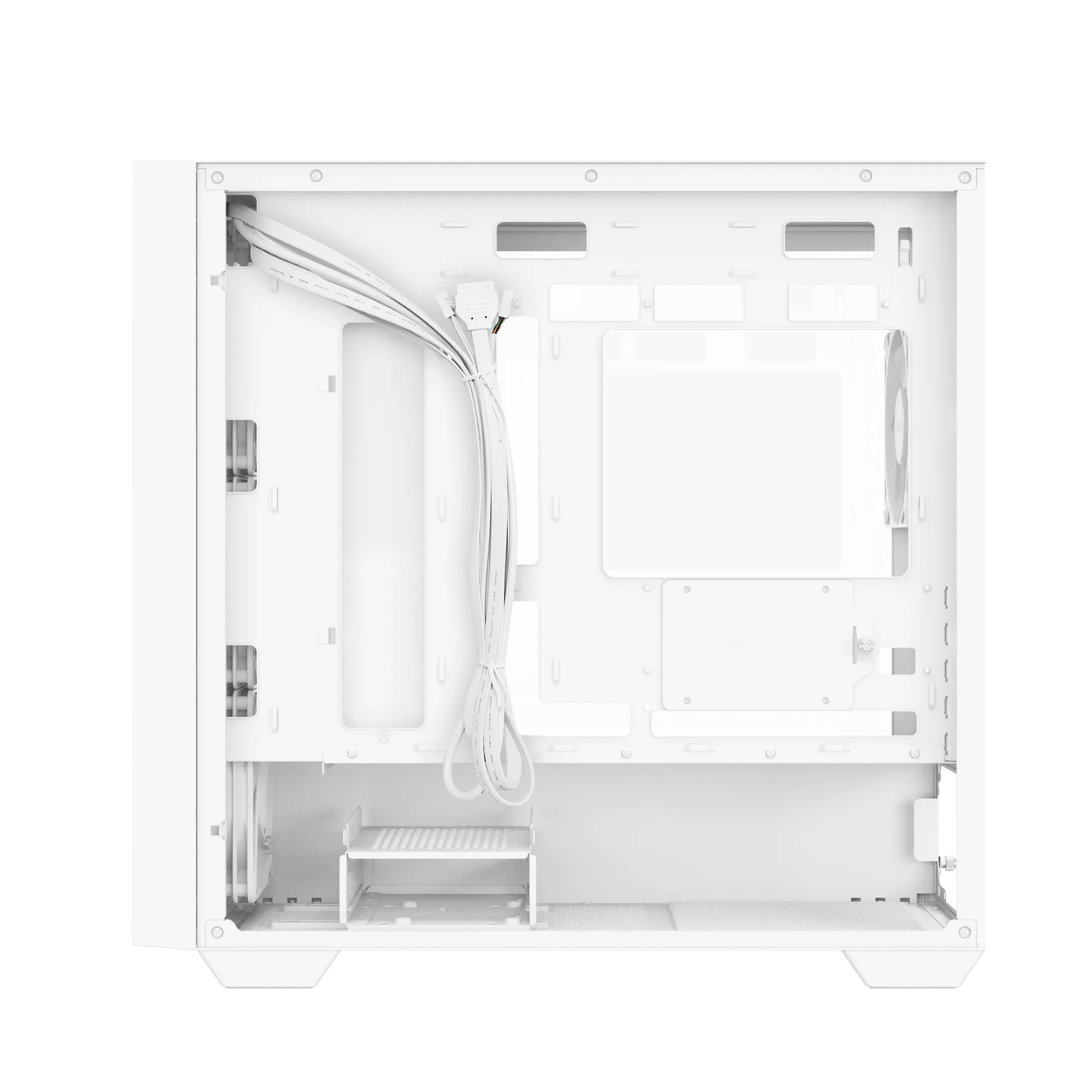 2be9bc94f5047651132d6727af0ea8d414851d78 ASUS A21 Plus TG ARGB | Micro-ATX / Mini-ITX | Tempered Glass | 4x ARGB Fans | White – New