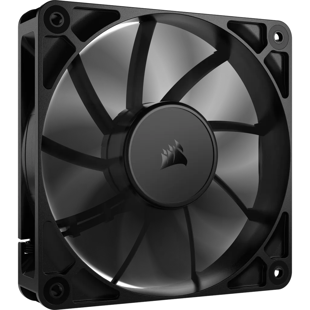 2c5307f9adc93252dd810900a0c9b16ff06fcad8 Corsair RS120 | 120mm PWM Fan | Fluid Dynamic Bearing | RGB Ready – New