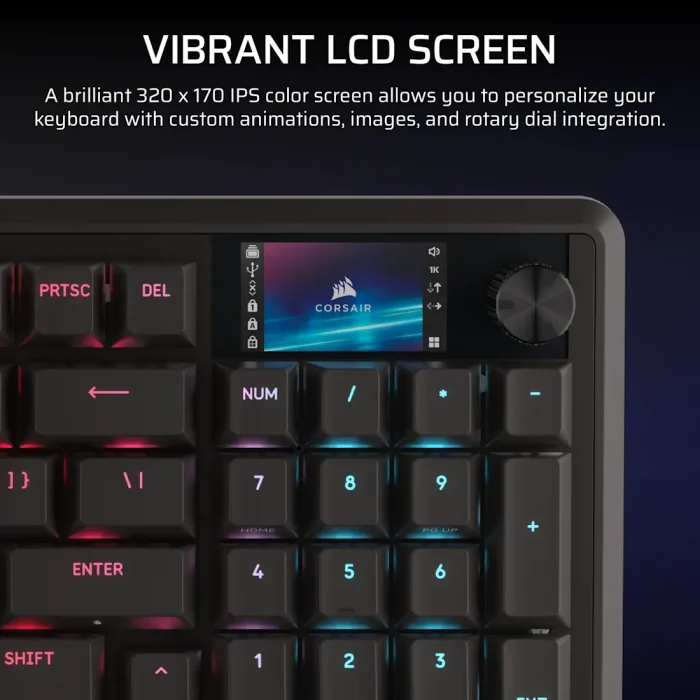 Corsair VANGUARD PRO 96% | Hall Effect Gaming Keyboard | MGX Hyperdrive Switches | Full RGB - New - Image 3