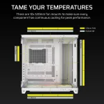 Corsair AIR 5400 RS-R ARGB | Mid-Tower ATX | Triple Chamber | 3x ARGB Fans | Tempered Glass - New - Image 4