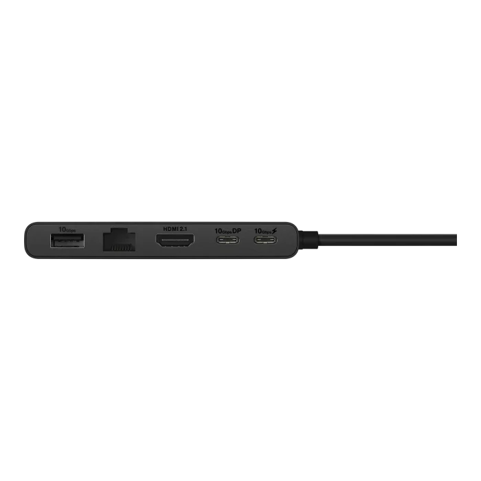 ASUS DC201 USB-C Dock | Dual 4K 60Hz | 100W Power Delivery | HDMI 2.1 + DP 1.4 - New - Image 3