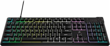 Corsair K55 Core TKL | RGB Gaming Keyboard | 8-Zone RGB Backlighting | Membrane Keys | Wired USB – New