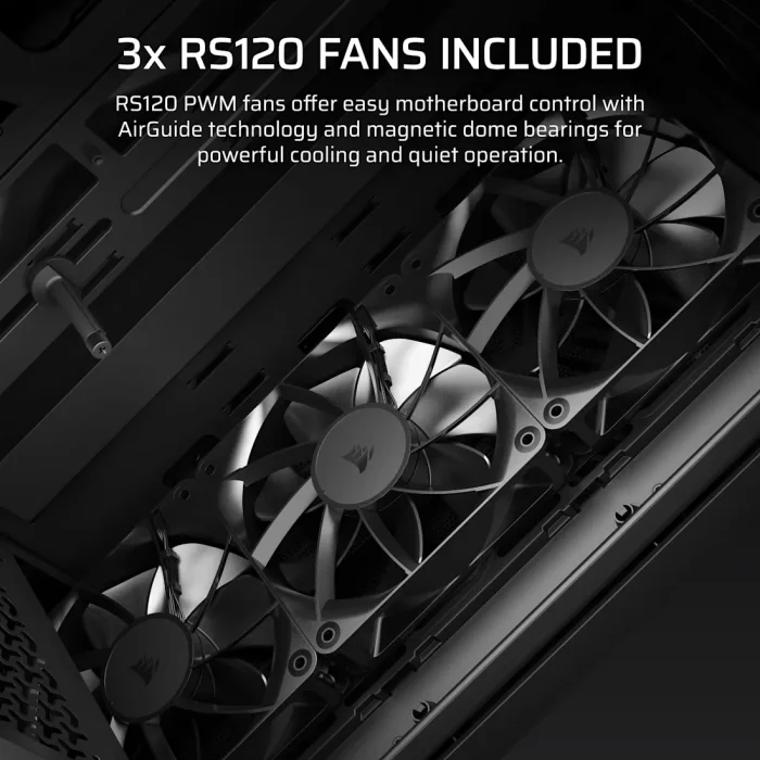 Corsair 3200D RS | Mid-Tower PC Case | 3x RS120 Fans Included | ATX Support - New - Image 6