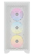 3000D RGB AIRFLOW White Mid-Tower PC Case; 2x 3.5'' |  2x 2.5'' Drive Bays; Up to 360mm Radiator compatible; 3x 120mm fan incl - Image 5