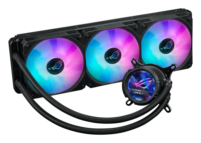 ASUS ROG STRIX LC III 360 ARGB LCD | 360mm AIO Liquid Cooler | 3x 120mm ARGB Fans | LCD Display | Intel & AMD Compatible - New - Image 2