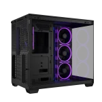ASUS A32 Plus TG ARGB | Mid-Tower ATX | Tempered Glass | ARGB Fans | 2x HDD + 3x SSD Bays - New - Image 4
