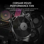 Corsair RS120 | 120mm PWM Fan | Fluid Dynamic Bearing | RGB Ready - New - Image 2
