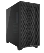 3000D AIRFLOW Black Mid-Tower PC Case; 2x 3.5'' |  2x 2.5'' Drive Bays; Up to 360mm Radiator compatible; 2x 120mm fan incl - Image 5