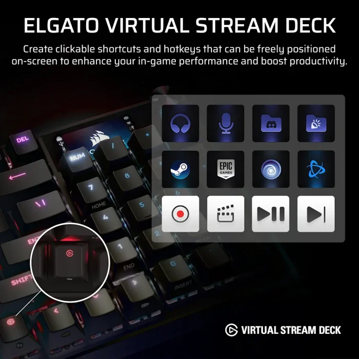 Corsair VANGUARD PRO 96% | Hall Effect Gaming Keyboard | MGX Hyperdrive Switches | Full RGB - New - Image 4