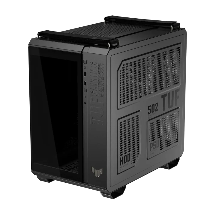 ASUS TUF Gaming GT502 Horizon | Midi Tower ATX Case | Tempered Glass ARGB | 4x Fan Included | 360mm Radiator Support - New - Image 7