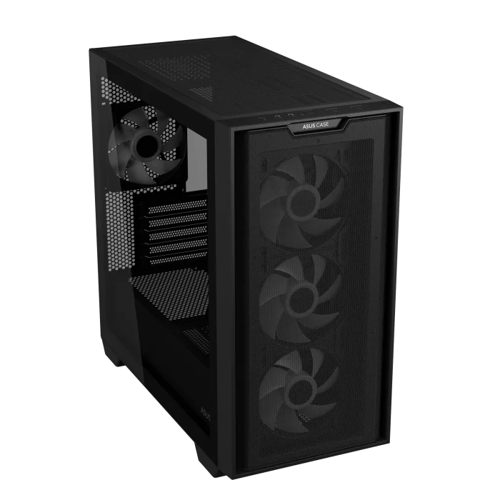 ASUS A21 Plus TG ARGB | Micro-ATX / Mini-ITX | Tempered Glass | ARGB Fans | 360mm Radiator Support - New - Image 3