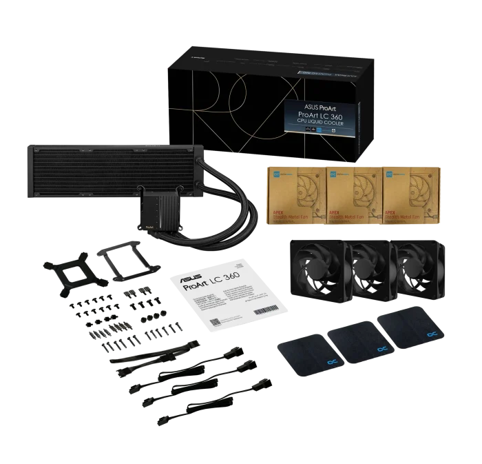 ASUS ProArt LC 360 | 360mm Liquid Cooler | 3x 120mm Fans | AMD AM5/AM4 | Intel LGA 1851/1700 - New - Image 5