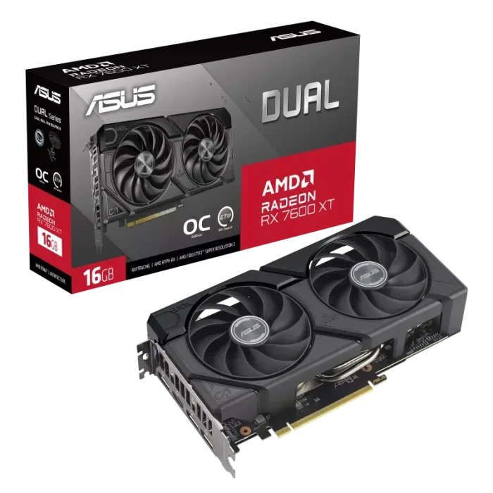 ASUS Dual RX 7600 XT | AMD Radeon | 16GB GDDR6 | PCIe 4.0 - New - Image 5