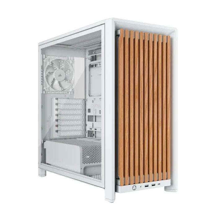 Corsair 4000D RS Wood | Mid-Tower ATX Case | 4x RS Fans Included | High Airflow Design - New - Image 3