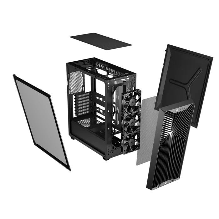 Corsair 3200D RS | Mid-Tower ATX Case | 3x RS120 Fans Included | Steel & Plastic Build - New - Image 7