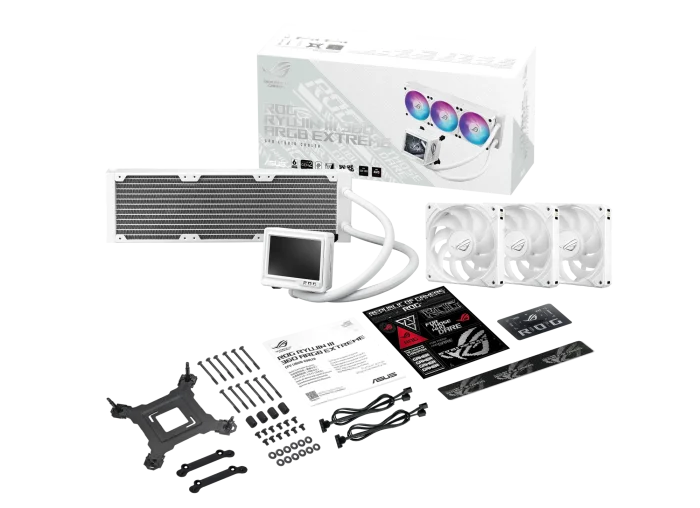 ASUS ROG Ryujin III 360 ARGB Extreme | All-in-One Liquid Cooler | 360mm Radiator | 3x 120mm Fans | ARGB Lighting - New - Image 6