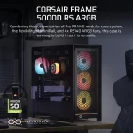 Corsair 5000D RS | ARGB Mid-Tower PC Case | 4x RS140 ARGB Fans | Dual 2.5" + 3.5" Drive Bays - New - Image 2