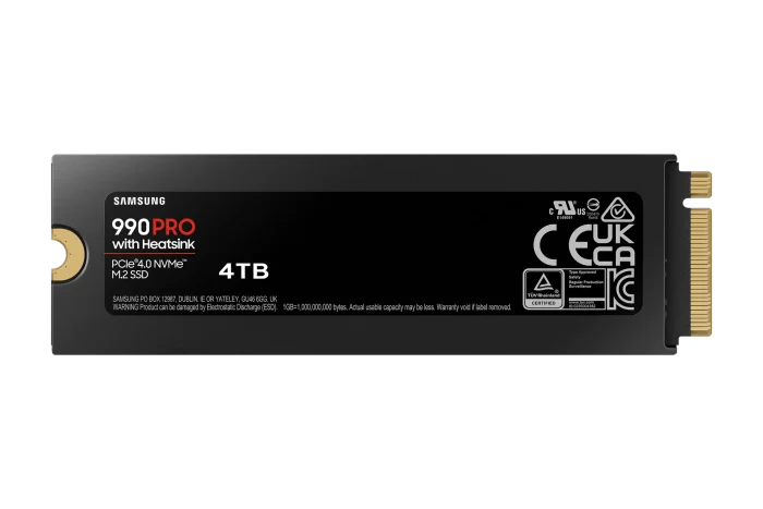 Samsung 990 Pro NVMe SSD | 4TB | M.2 2280 | Read 7450 MB/s | Write 6900 MB/s - New - Image 4