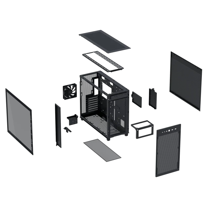ASUS Prime AP303 TG | ATX / m-ATX / Mini-ITX | Tempered Glass Side Panel | 360mm Radiator Support | Mid-Tower Case - New - Image 8