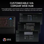 Corsair VANGUARD PRO 96% | Hall Effect Gaming Keyboard | MGX Hyperdrive Switches | Full RGB - New - Image 5