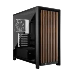 Corsair 4000D RS Wood | Mid-Tower ATX Case | High Airflow | 4x RS Fans | Black & Walnut - New - Image 3