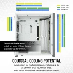 Corsair 7000D Airflow | Full Tower Mid-ATX | 6x 3.5'' + 4x 2.5'' Drive Bays | 480mm Radiator Support | 3x 140mm Fans Included - New - Image 4