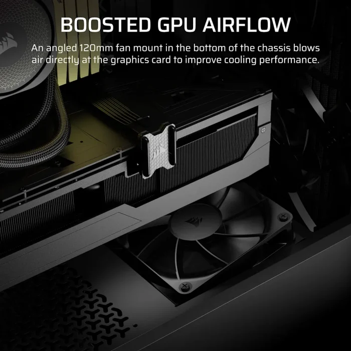 Corsair 3200D RS | Mid-Tower ATX Case | 3x RS120 Fans Included | Steel & Plastic Build - New - Image 8