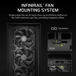 Corsair 5000D RS Mid-Tower Case | 4x RS 140mm PWM Fans | 2x 2.5" Bays | 1x 3.5" Bay - New - Image 3