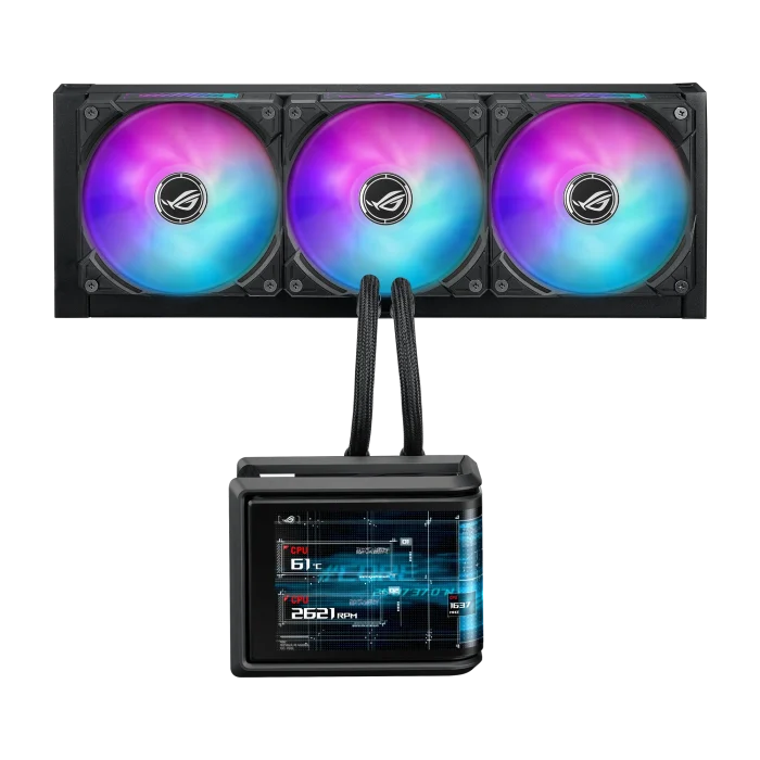 ASUS ROG Ryuo IV SLC 360 ARGB | All-in-One Liquid Cooler | 360mm Radiator | Intel & AMD Compatible - New - Image 9