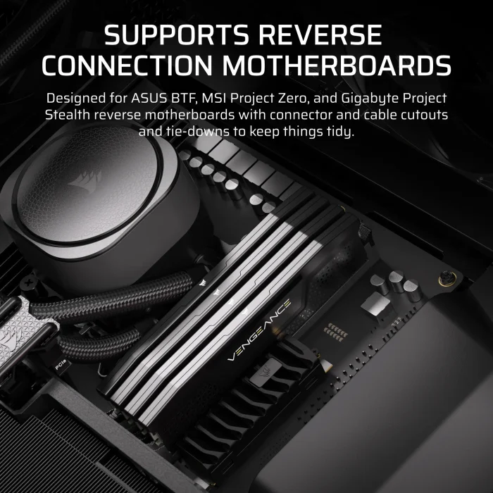 Corsair 5000D RS | ARGB Mid-Tower PC Case | 4x RS140 ARGB Fans | Dual 2.5" + 3.5" Drive Bays - New - Image 3