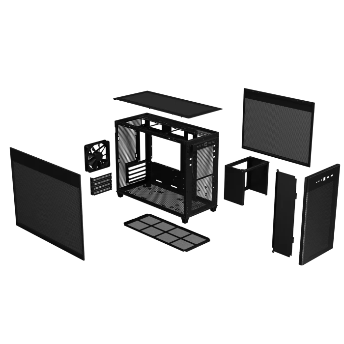 ASUS AP201 Prime Case TG | Mini Tower | Micro-ATX / Mini-ITX | Tempered Glass | USB 3.0 - New - Image 7