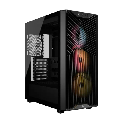 Corsair 3200D RS ARGB | Mid-Tower PC Case | 3x 120mm ARGB Fans | Tempered Glass Side Panel – New